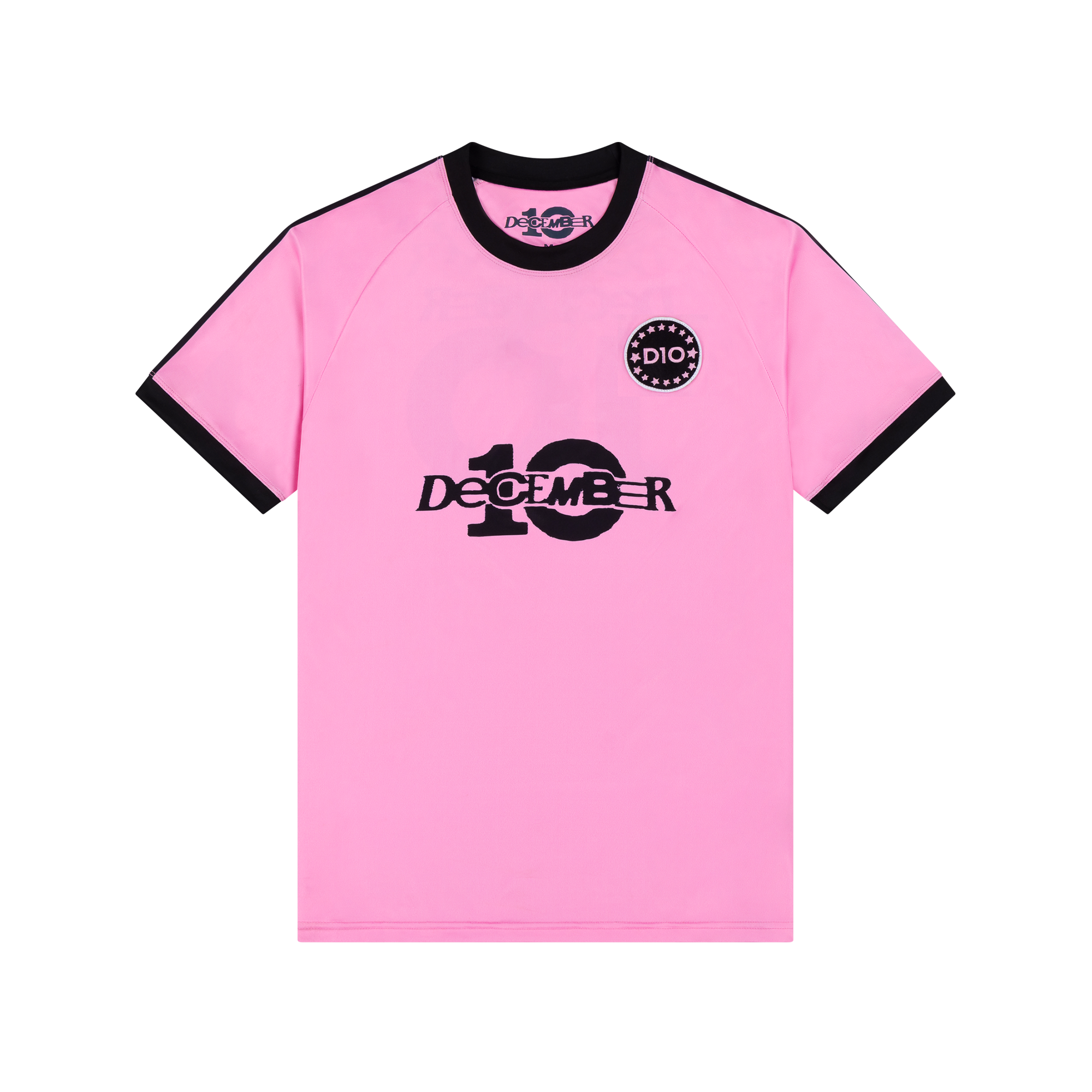 December 10 Pink Football Shirt Front