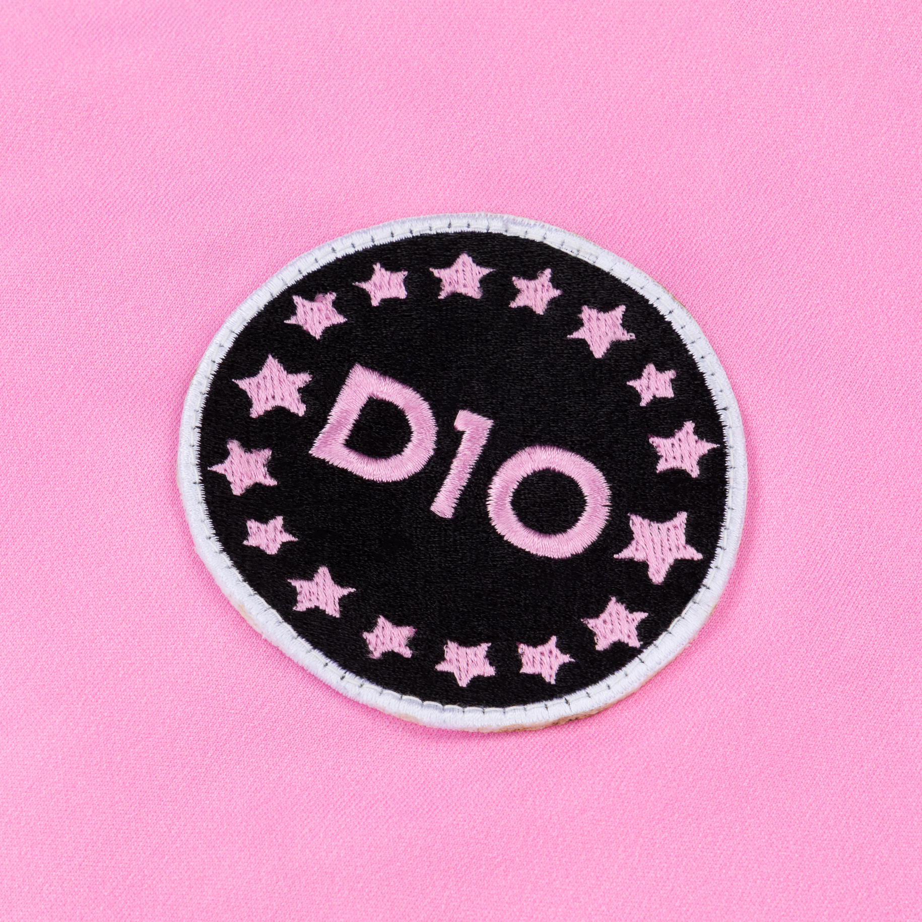 December 10 Pink Football Shirt Detail 2