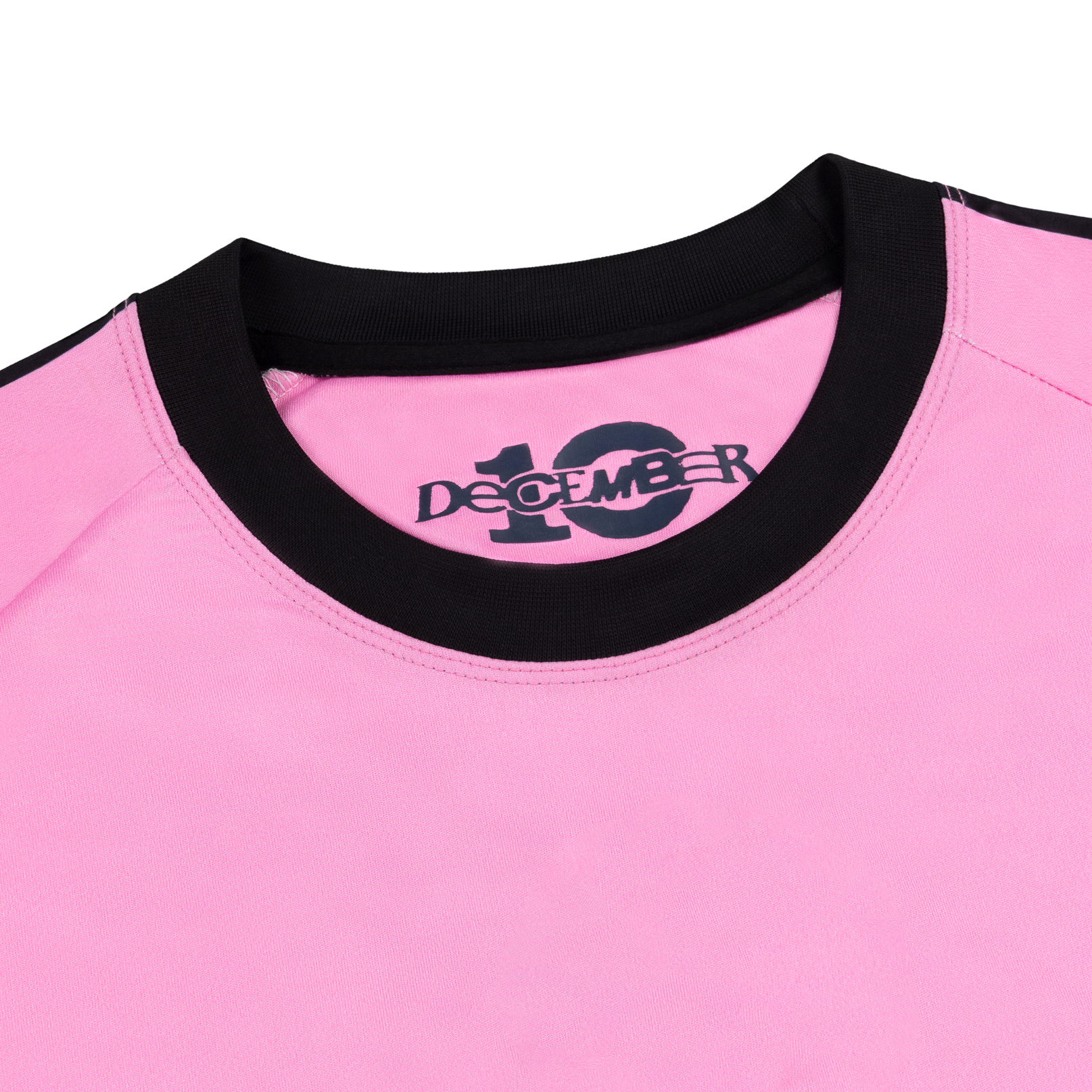 December 10 Pink Football Shirt Detail 3